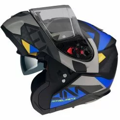 MT Helmets Casque Moto Modulaire Approuvé P / J Mt Casque ATOM Sv W17 A2 Gris Mat