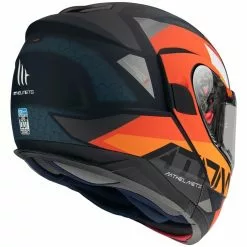 MT Helmets Casque Moto Modulaire Approuvé P / J Mt Casque ATOM Sv W17 A4 Orange Mat -MT Helmets Soldes Magasin casque moto modulaire approuve p j mt casque atom sv w17 a4 orange mat 122807