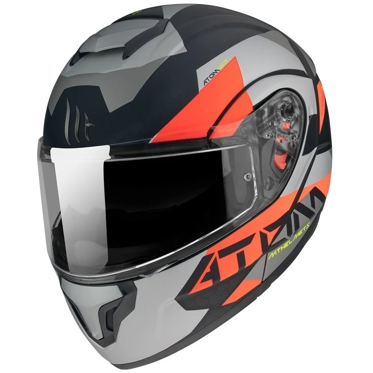 MT Helmets Casque Moto Modulaire Approuvé P / J Mt Casque ATOM Sv W17 A5 Rouge Mat 4 MT Helmets Casque Moto Modulaire Approuvé P / J Mt Casque ATOM Sv W17 A5 Rouge Mat – Image 2