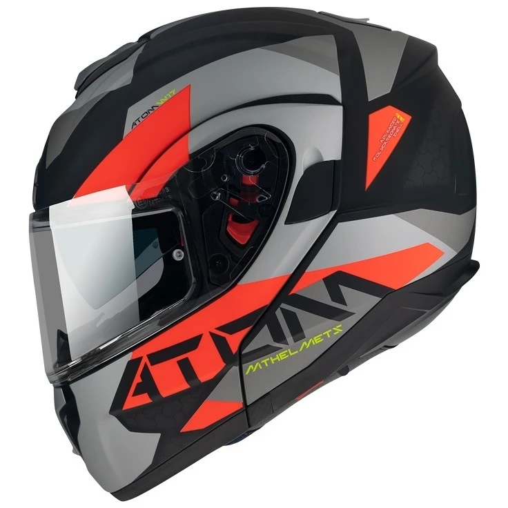 MT Helmets Casque Moto Modulaire Approuvé P / J Mt Casque ATOM Sv W17 A5 Rouge Mat 5 MT Helmets Casque Moto Modulaire Approuvé P / J Mt Casque ATOM Sv W17 A5 Rouge Mat – Image 3