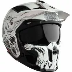 MT Helmets Casque Moto Mt Casque STREETFIGHTER Sv DARKNESS A1 Noir Brillant Blanc -MT Helmets Soldes Magasin casque moto mt casque streetfighter sv darkness a1 noir brillant blanc 139211
