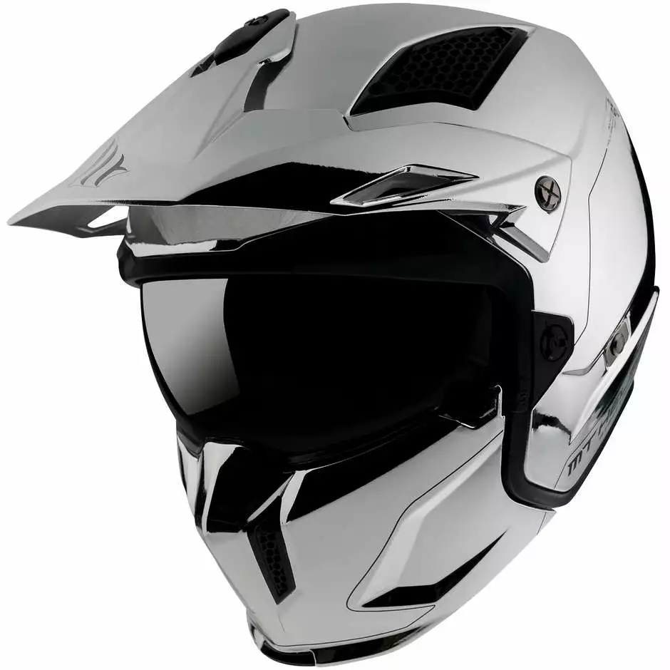 MT Helmets Casque Moto Mt Helmet STREETFIGHTER Sv CHROMED A2 Silver 3 MT Helmets Casque Moto Mt Helmet STREETFIGHTER Sv CHROMED A2 Silver