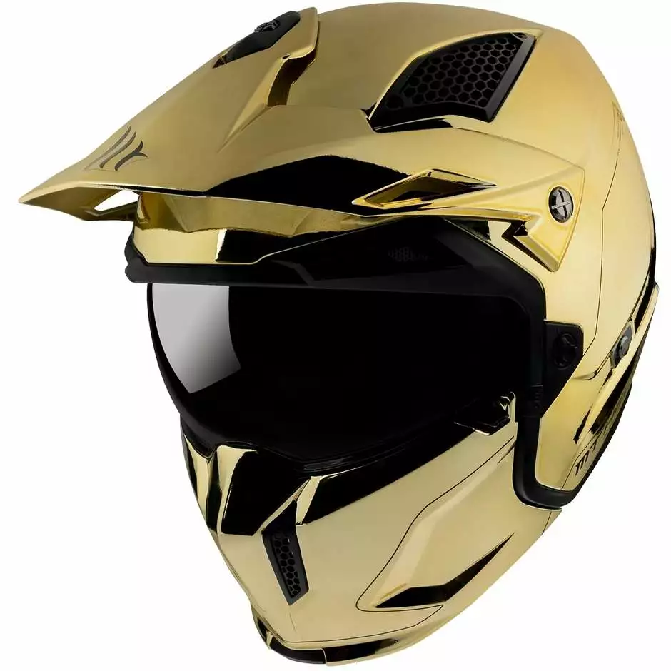 MT Helmets Casque Moto Mt Helmet STREETFIGHTER Sv CHROMED A9 Gold 3 MT Helmets Casque Moto Mt Helmet STREETFIGHTER Sv CHROMED A9 Gold