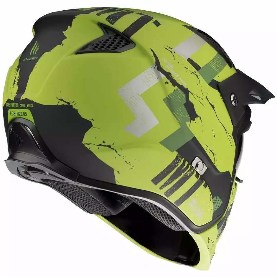 MT Helmets Casque Moto Mt Helmet STREETFIGHTER Sv SKULL2020 A16 Matt Green 5 MT Helmets Casque Moto Mt Helmet STREETFIGHTER Sv SKULL2020 A16 Matt Green – Image 3