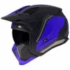 MT Helmets Casque Moto Trial Mt Helmet STREETFIGHTER Exrta Sv TWIN C7 Matt Blue