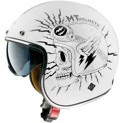 MT Helmets Casque Moto Vintage Jet MT Casques Le Mans 2 SV DILER B0 Glossy Pearl White 7 MT Helmets Casque Moto Vintage Jet MT Casques Le Mans 2 SV DILER B0 Glossy Pearl White -MT Helmets Soldes Magasin casque moto vintage jet mt casques le mans 2 sv diler b0 glossy pearl white 129449