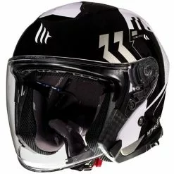 MT Helmets Casque MotoJet Double Visor MT Casques THUNDER 3 SV Jet Venus A2 Glossy Grey
