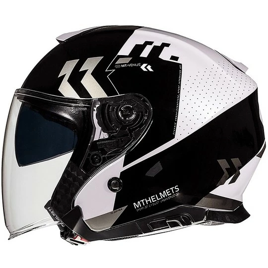 MT Helmets Casque MotoJet Double Visor MT Casques THUNDER 3 SV Jet Venus A2 Glossy Grey 4 MT Helmets Casque MotoJet Double Visor MT Casques THUNDER 3 SV Jet Venus A2 Glossy Grey – Image 2