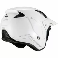 MT Helmets Casque MT Trial Trial Casques DISTRICT Solid A0 Glossy White -MT Helmets Soldes Magasin casque mt trial trial casques district solid a0 glossy white 102956