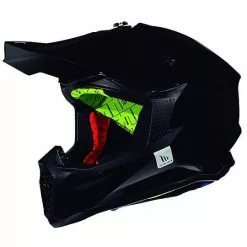 MT Helmets FALCON Solid A1 Cross Enduro Casque De Moto Glossy Black