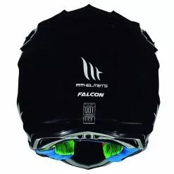 MT Helmets FALCON Solid A1 Cross Enduro Casque De Moto Glossy Black -MT Helmets Soldes Magasin mt helmets falcon solid a1 cross enduro casque de moto glossy black 92628