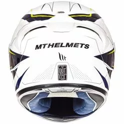 MT Helmets KRE SV Integral Casque De Moto Intrepid B3 Double Visor Fibre White Yellow Fluo -MT Helmets Soldes Magasin mt helmets kre sv integral casque de moto intrepid b3 double visor fibre white yellow fluo 112427